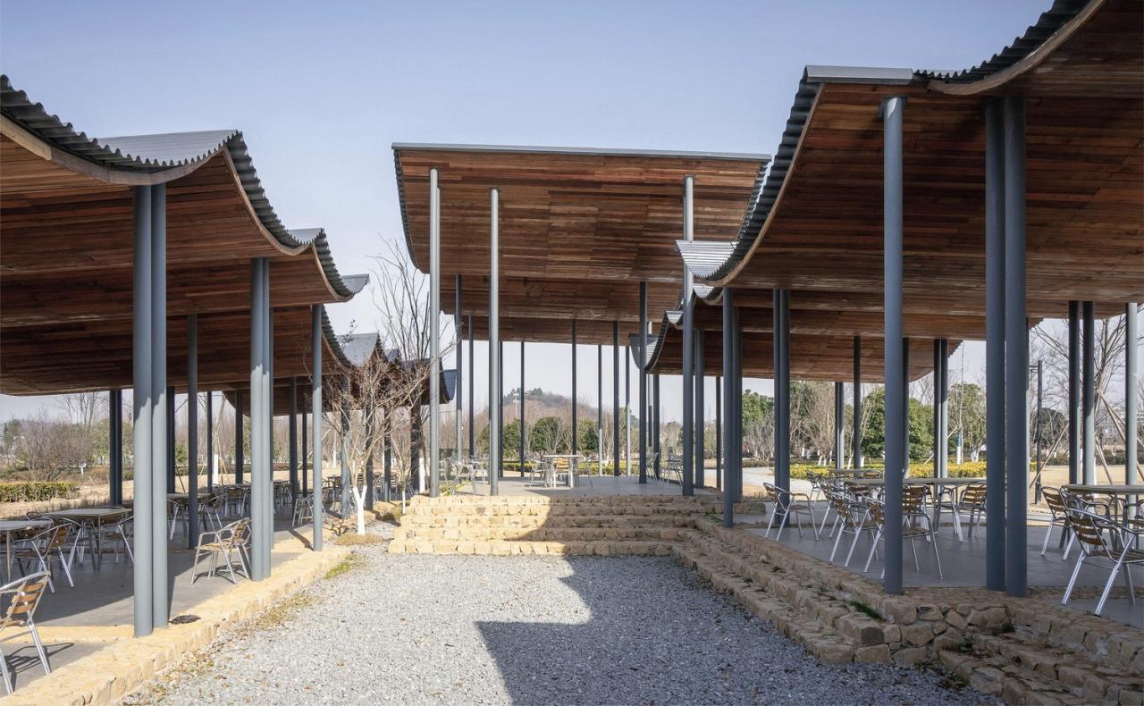 BIM建筑|径山花海帐亭 / 浙江农林大学园林设计院 + 杭州东维建筑 BIM建筑|径山花海帐亭 / 浙江农林大学园林设计院 + 杭州东维建筑