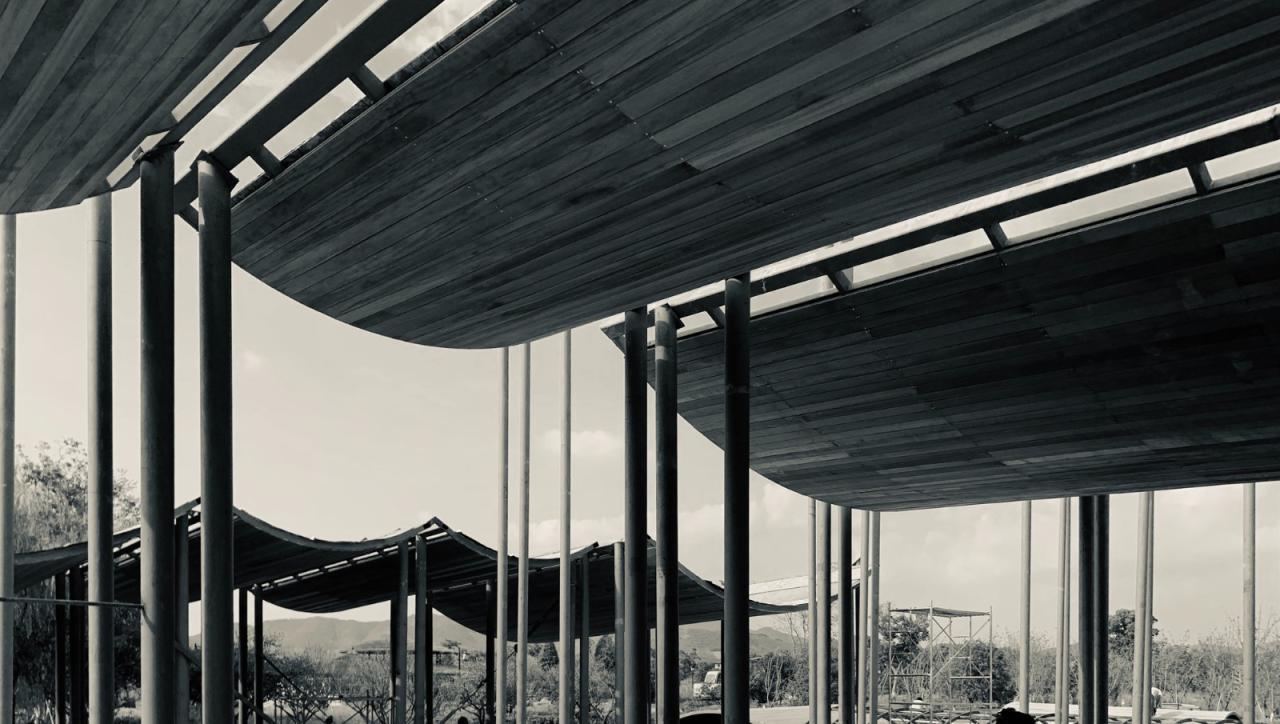 BIM建筑|径山花海帐亭 / 浙江农林大学园林设计院 + 杭州东维建筑 BIM建筑|径山花海帐亭 / 浙江农林大学园林设计院 + 杭州东维建筑