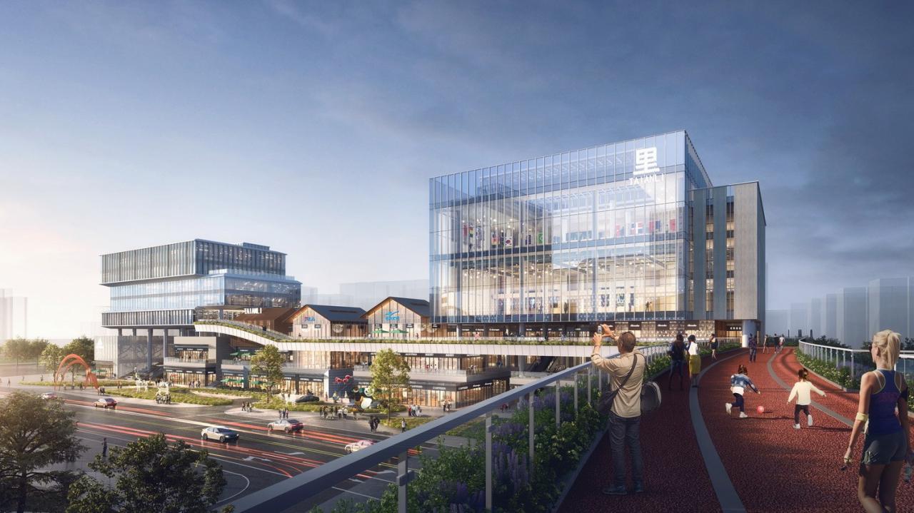 BIM建筑|山水之城·泰汶城市广场 / 简和建筑 BIM建筑|山水之城·泰汶城市广场 / 简和建筑