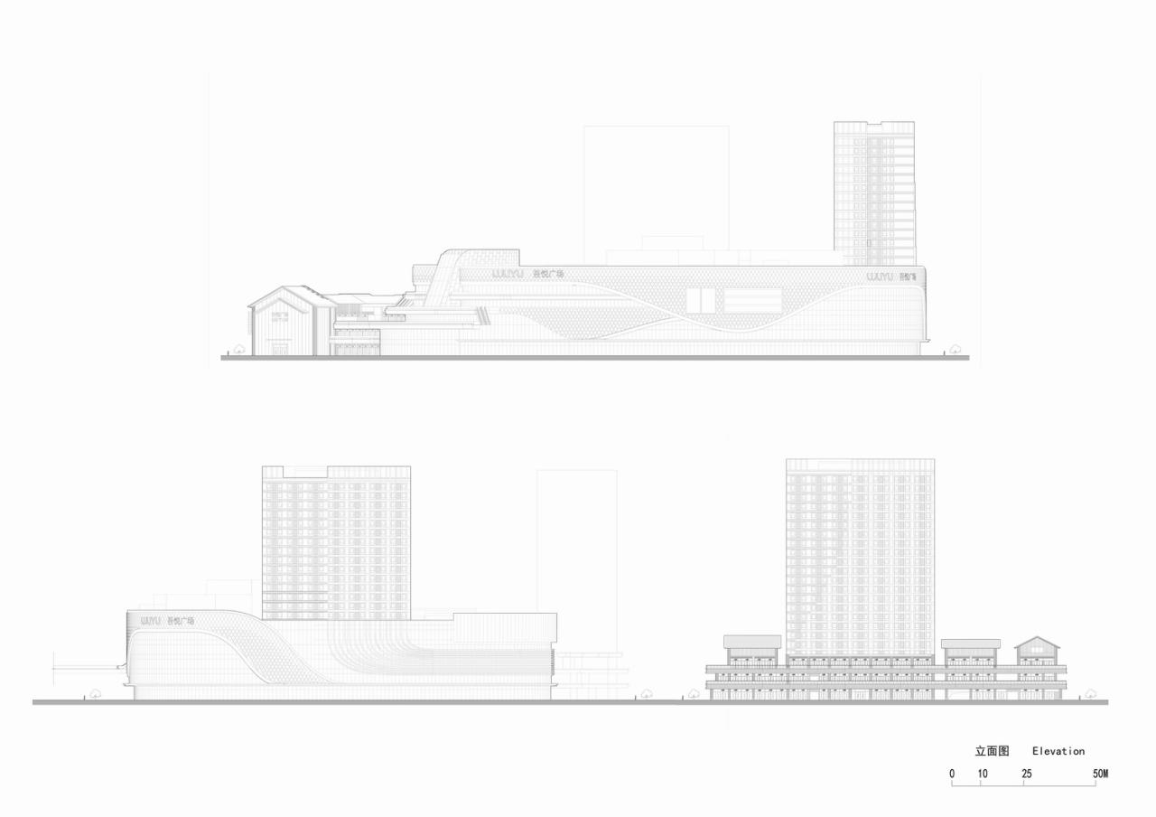 BIM建筑|山水之城·泰汶城市广场 / 简和建筑 BIM建筑|山水之城·泰汶城市广场 / 简和建筑