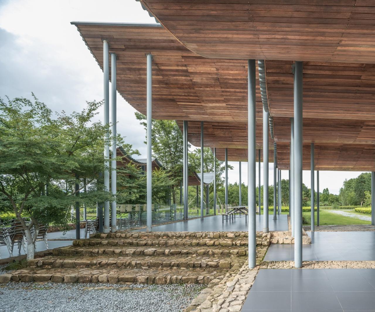 BIM建筑|径山花海帐亭 / 浙江农林大学园林设计院 + 杭州东维建筑 BIM建筑|径山花海帐亭 / 浙江农林大学园林设计院 + 杭州东维建筑