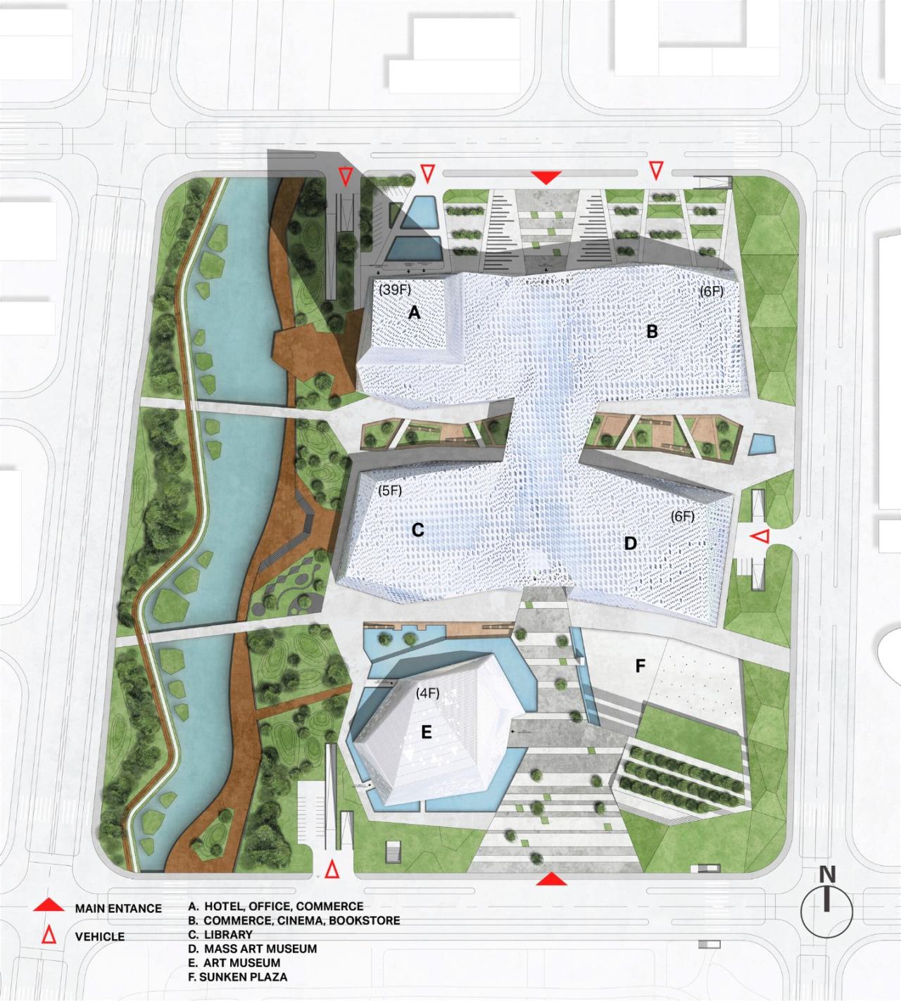 BIM建筑|山东省会文化艺术中心三馆 / 法国AS建筑工作室 BIM建筑|山东省会文化艺术中心三馆 / 法国AS建筑工作室