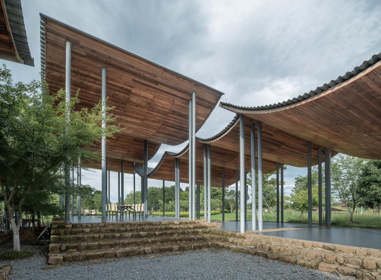 BIM建筑|径山花海帐亭 / 浙江农林大学园林设计院 + 杭州东维建筑 BIM建筑|径山花海帐亭 / 浙江农林大学园林设计院 + 杭州东维建筑