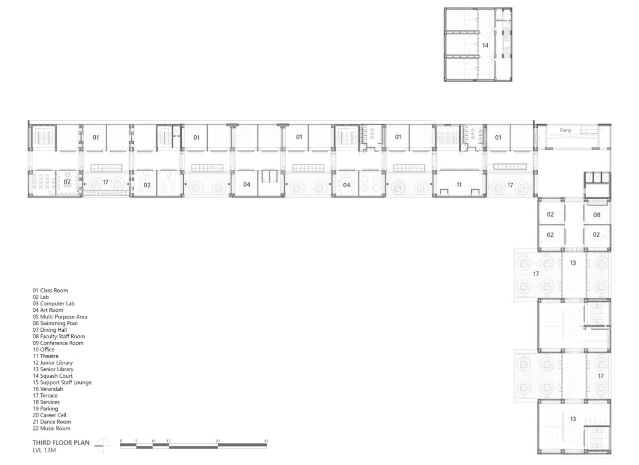 BIM建筑|Shiv Nadar 学校 / Stephane Paumier Architects BIM建筑|Shiv Nadar 学校 / Stephane Paumier Architects