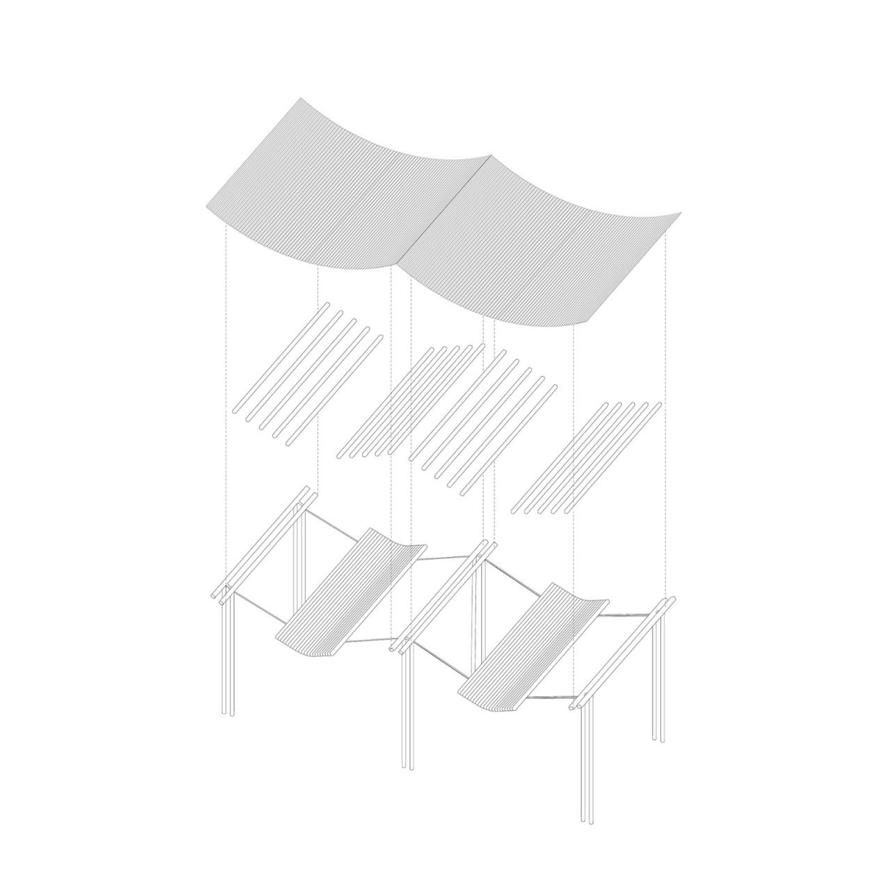 BIM建筑|径山花海帐亭 / 浙江农林大学园林设计院 + 杭州东维建筑 BIM建筑|径山花海帐亭 / 浙江农林大学园林设计院 + 杭州东维建筑