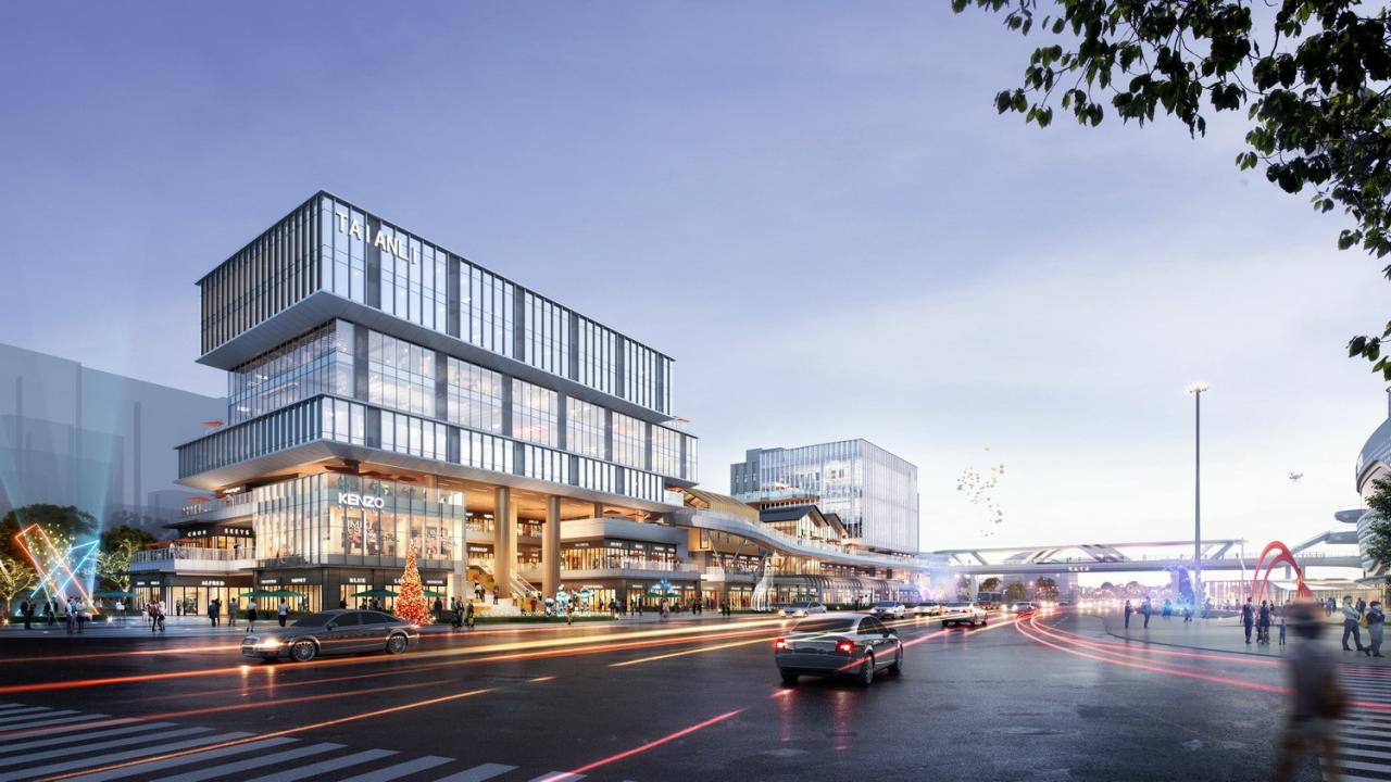 BIM建筑|山水之城·泰汶城市广场 / 简和建筑 BIM建筑|山水之城·泰汶城市广场 / 简和建筑