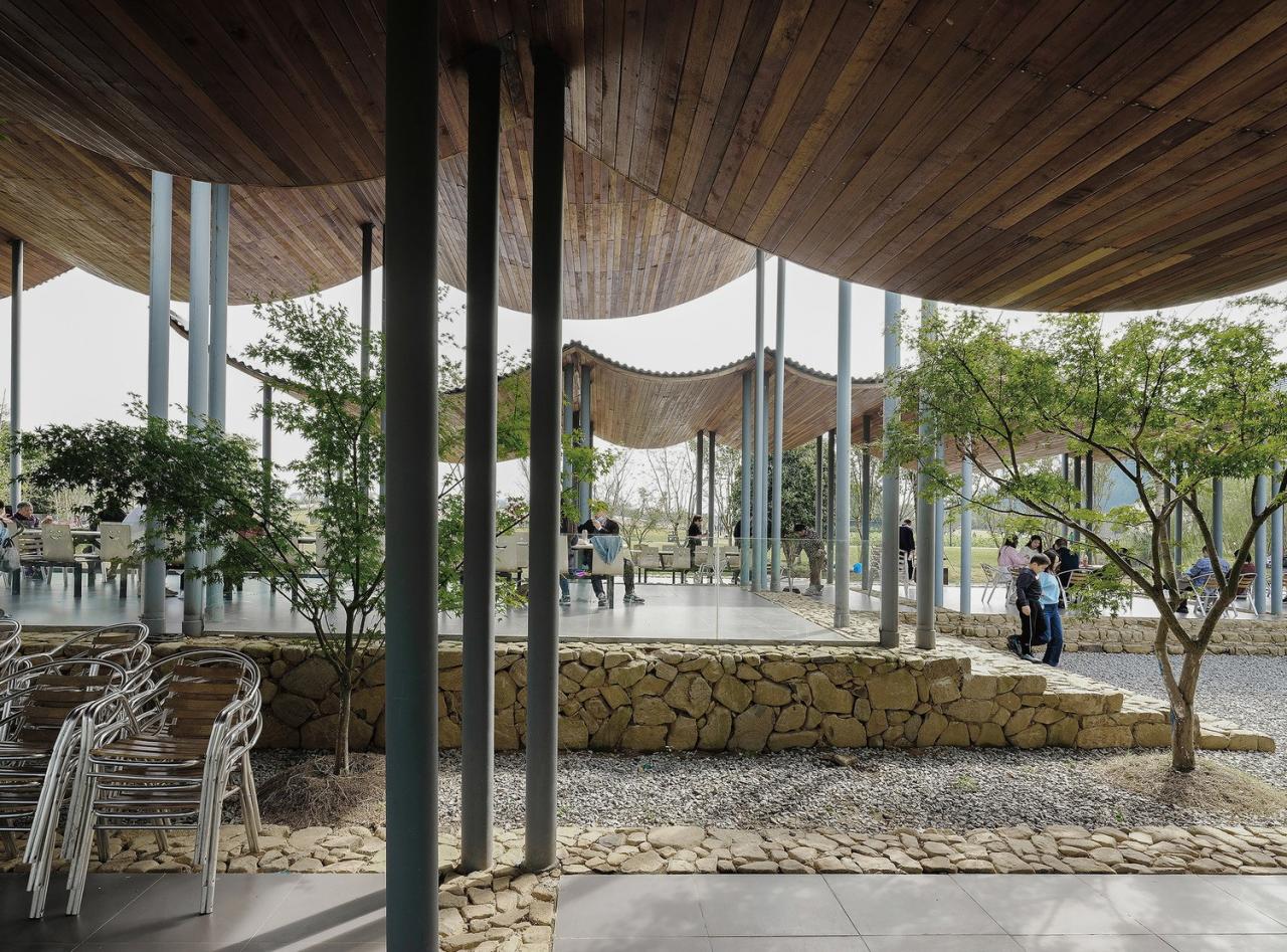 BIM建筑|径山花海帐亭 / 浙江农林大学园林设计院 + 杭州东维建筑 BIM建筑|径山花海帐亭 / 浙江农林大学园林设计院 + 杭州东维建筑