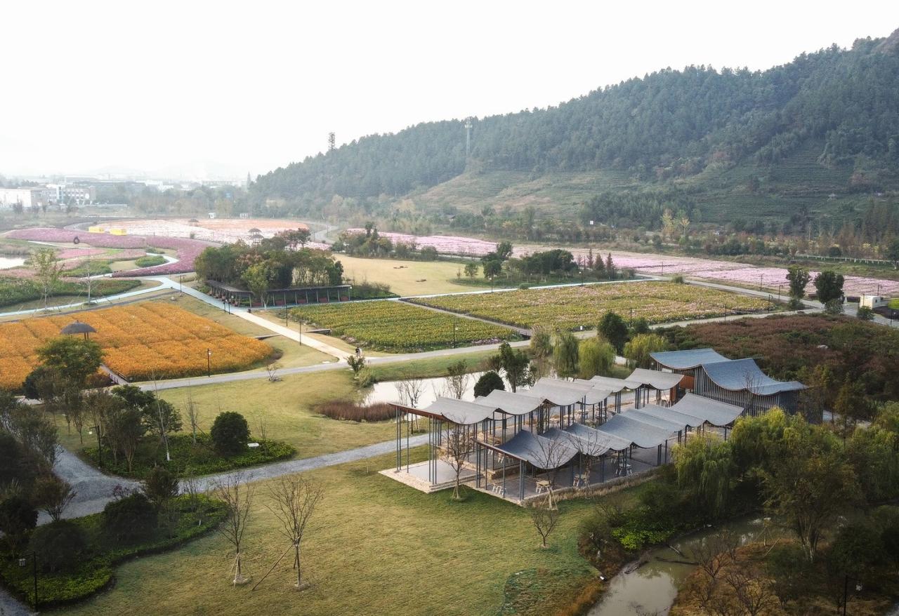 BIM建筑|径山花海帐亭 / 浙江农林大学园林设计院 + 杭州东维建筑 BIM建筑|径山花海帐亭 / 浙江农林大学园林设计院 + 杭州东维建筑