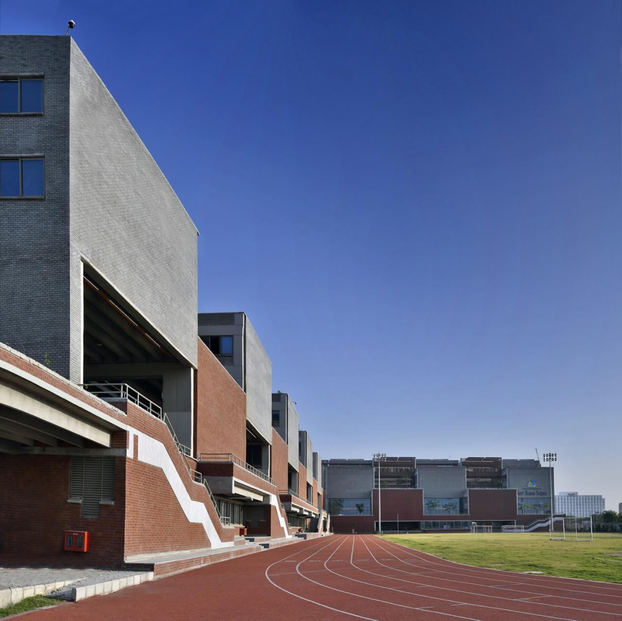 BIM建筑|Shiv Nadar 学校 / Stephane Paumier Architects BIM建筑|Shiv Nadar 学校 / Stephane Paumier Architects
