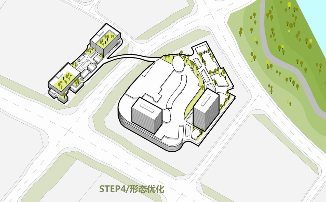 BIM建筑|山水之城·泰汶城市广场 / 简和建筑 BIM建筑|山水之城·泰汶城市广场 / 简和建筑