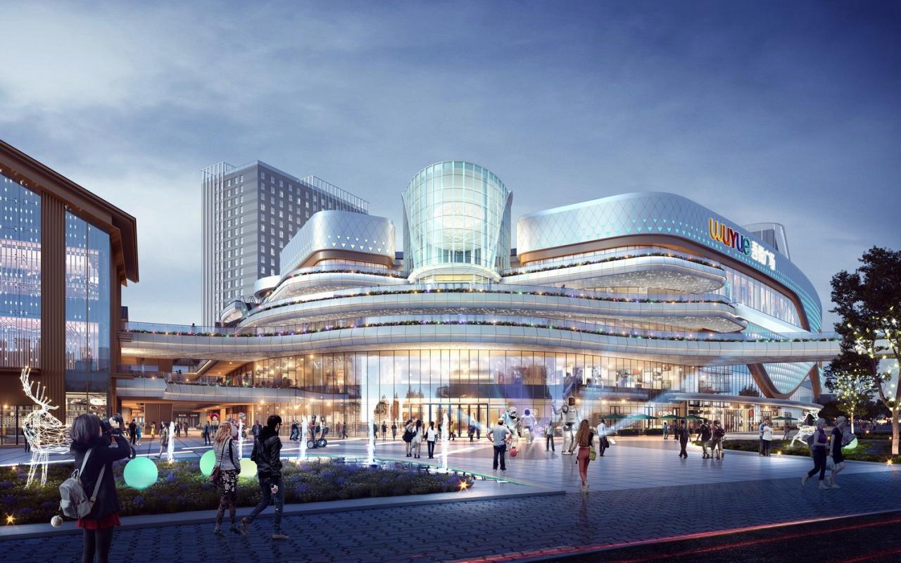 BIM建筑|山水之城·泰汶城市广场 / 简和建筑 BIM建筑|山水之城·泰汶城市广场 / 简和建筑