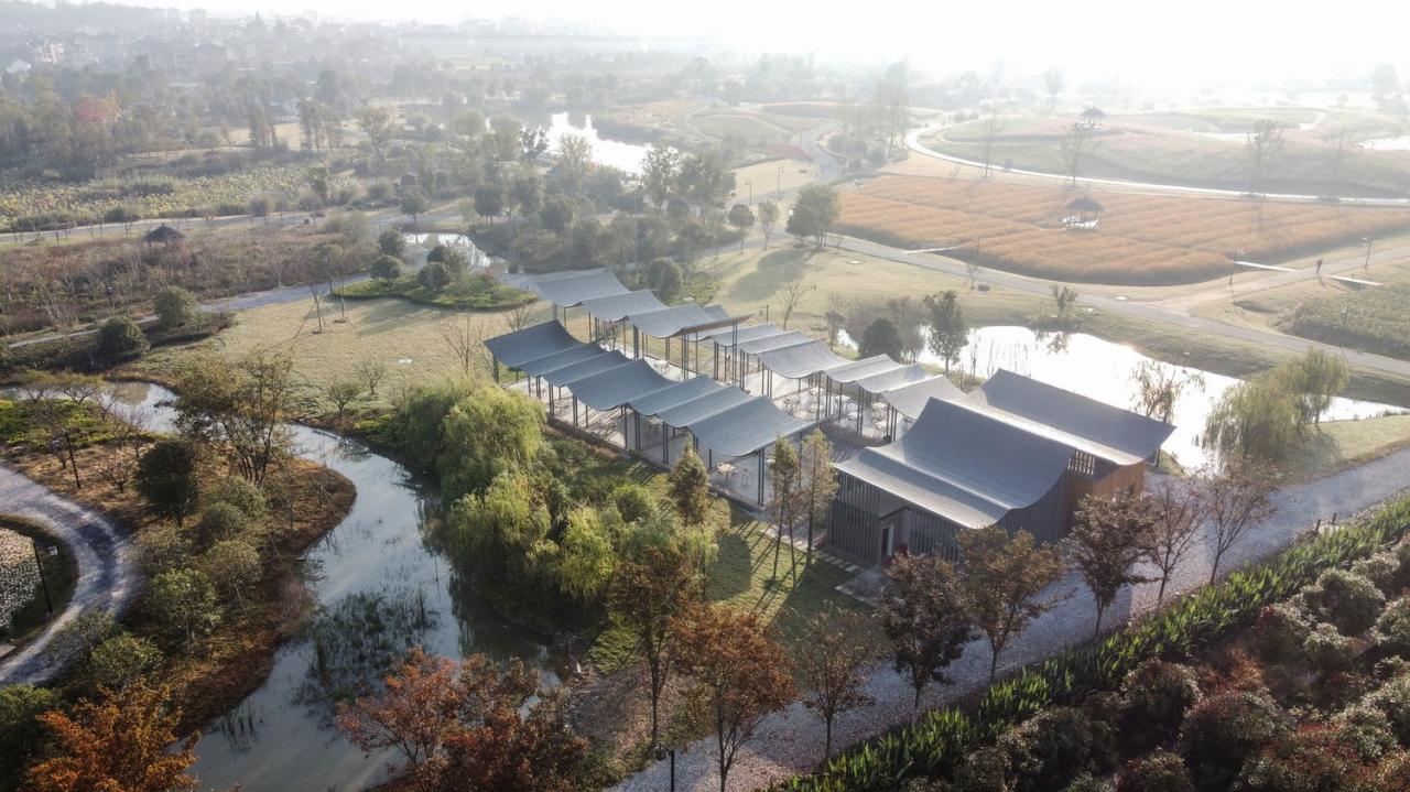 BIM建筑|径山花海帐亭 / 浙江农林大学园林设计院 + 杭州东维建筑 BIM建筑|径山花海帐亭 / 浙江农林大学园林设计院 + 杭州东维建筑