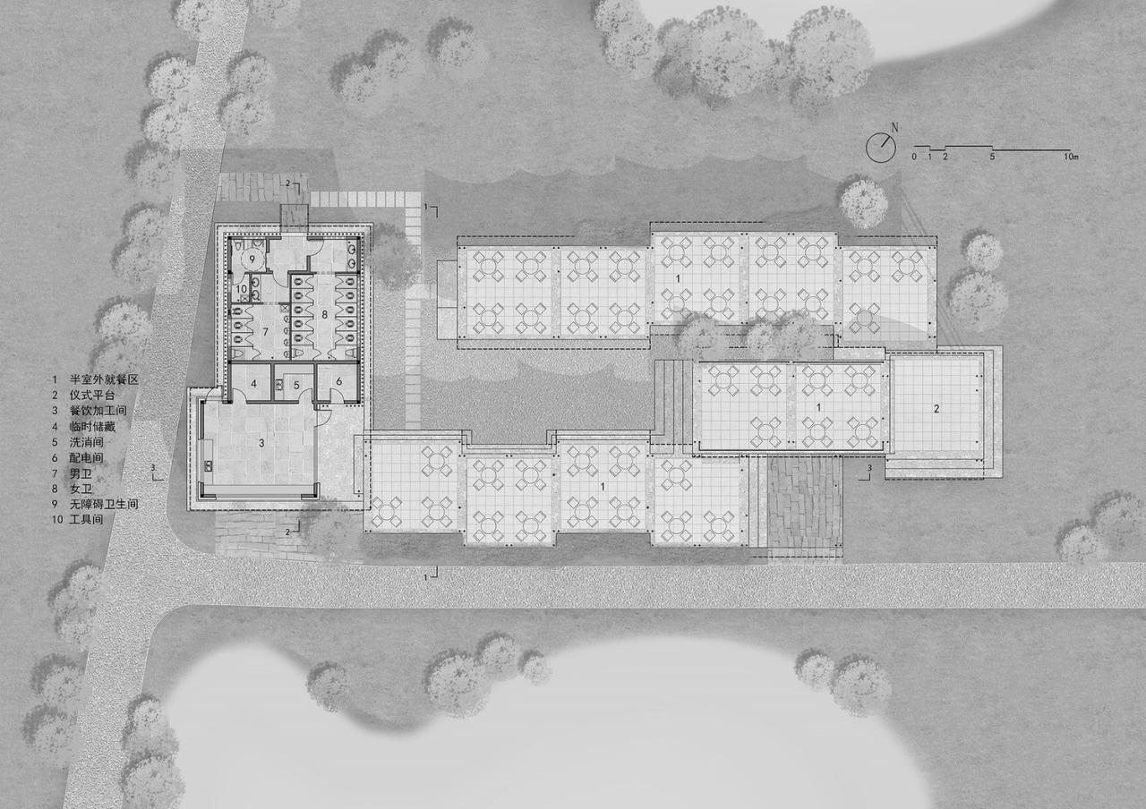BIM建筑|径山花海帐亭 / 浙江农林大学园林设计院 + 杭州东维建筑 BIM建筑|径山花海帐亭 / 浙江农林大学园林设计院 + 杭州东维建筑