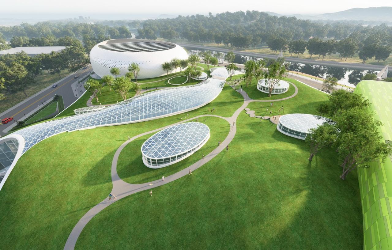 BIM建筑|广东梅州丰顺文体中心 / 深圳迈思建筑设计有限公司 BIM建筑|广东梅州丰顺文体中心 / 深圳迈思建筑设计有限公司