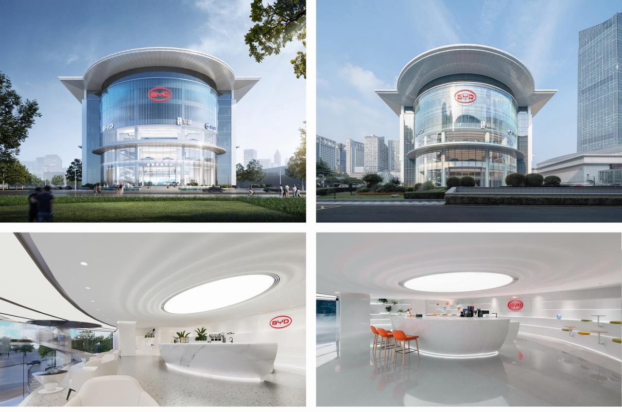 BIM建筑|启迪未来 江城地标:武汉比亚迪品牌体验中心 / 成执设计 BIM建筑|启迪未来 江城地标:武汉比亚迪品牌体验中心 / 成执设计