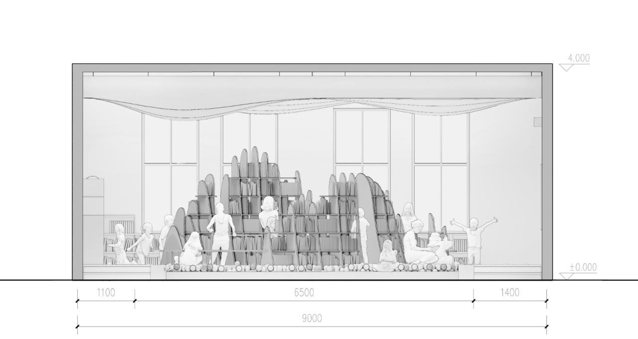 BIM建筑|公益·云丘书屋丨西部阳光×杰典建筑 BIM建筑|公益·云丘书屋丨西部阳光×杰典建筑