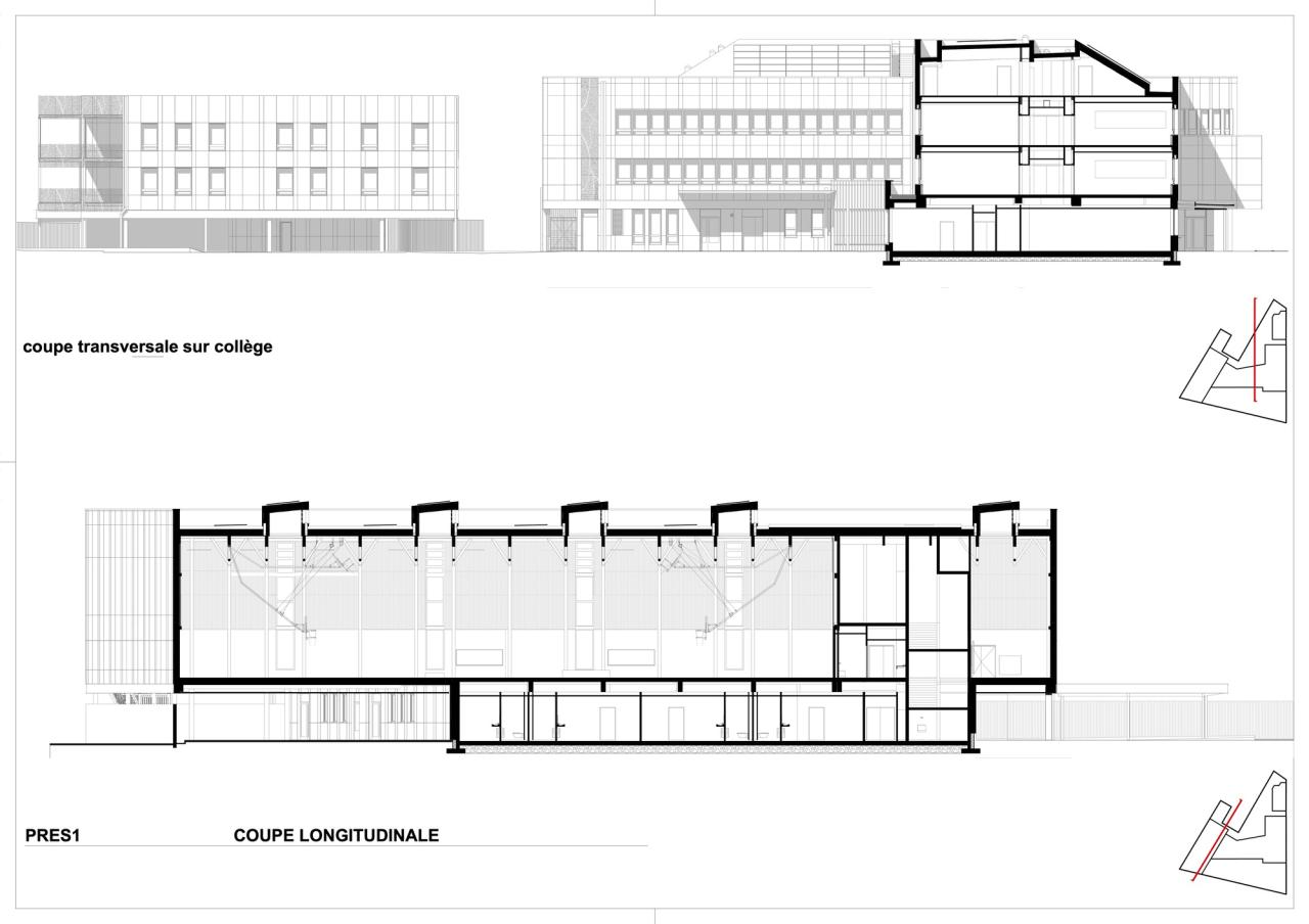 BIM建筑|瓦伦顿 Samuel-Paty 中学 / Archipente BIM建筑|瓦伦顿 Samuel-Paty 中学 / Archipente