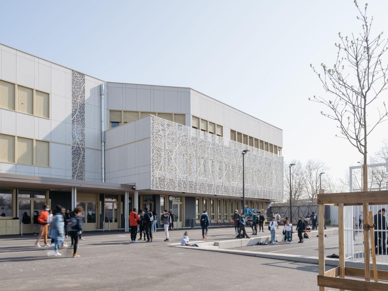 BIM建筑|瓦伦顿 Samuel-Paty 中学 / Archipente BIM建筑|瓦伦顿 Samuel-Paty 中学 / Archipente