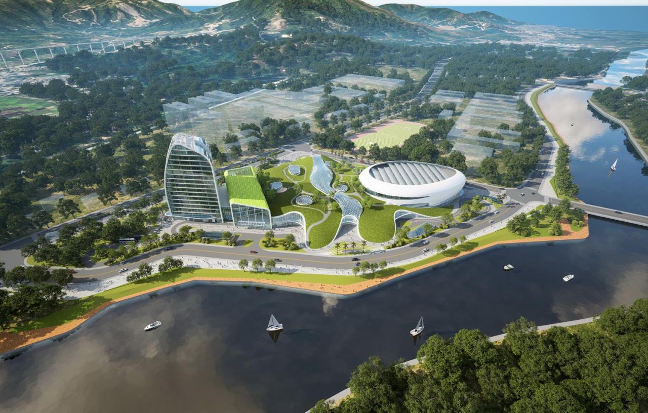 BIM建筑|广东梅州丰顺文体中心 / 深圳迈思建筑设计有限公司 BIM建筑|广东梅州丰顺文体中心 / 深圳迈思建筑设计有限公司