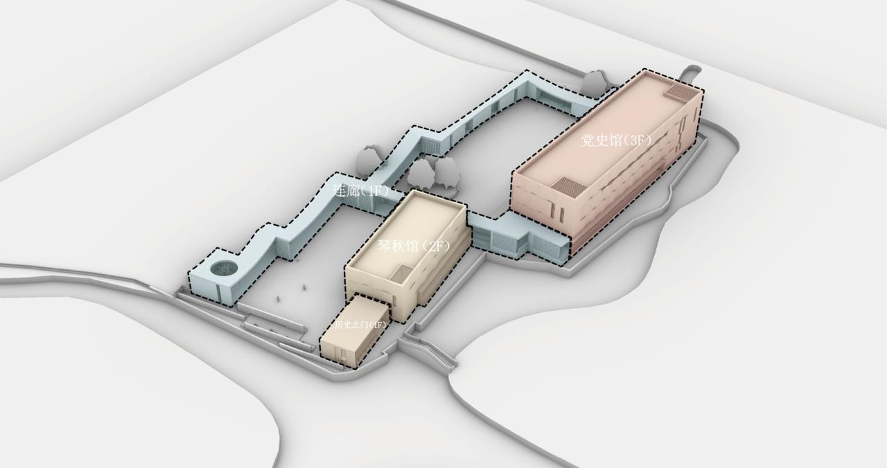 BIM建筑|桐乡市红色文化教育中心 / 清上造社 BIM建筑|桐乡市红色文化教育中心 / 清上造社