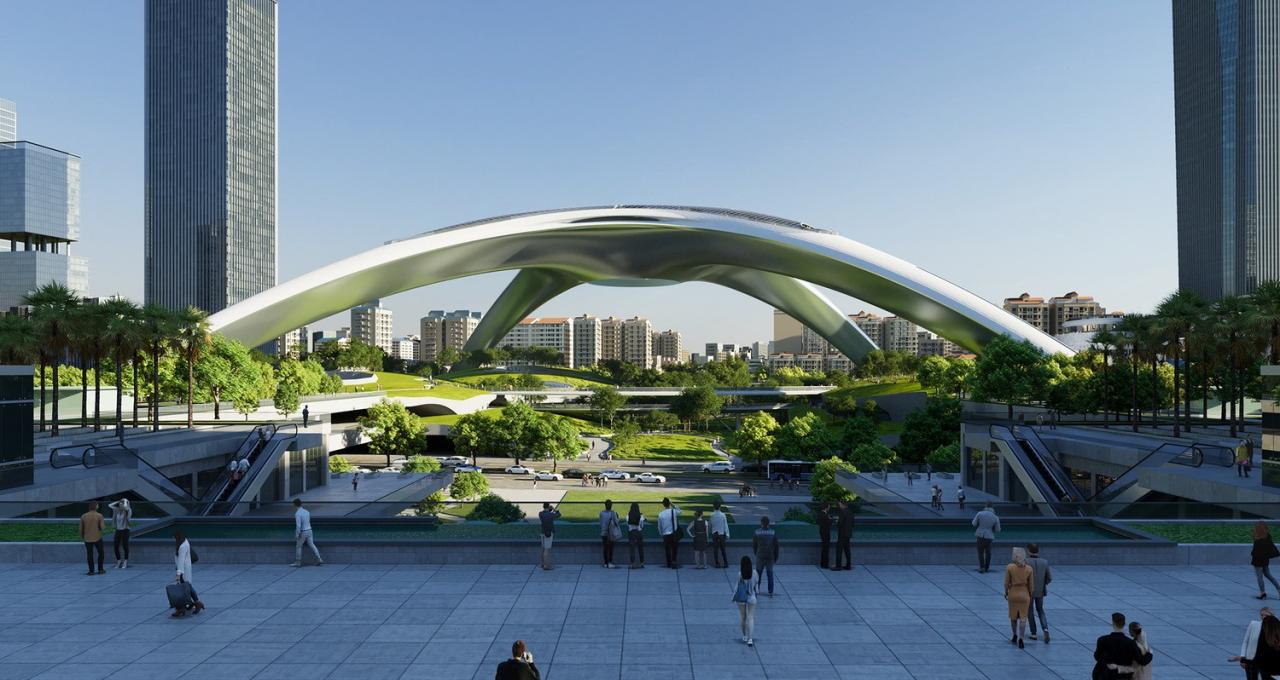 BIM建筑|深圳超核绿芯 / MAD马岩松 BIM建筑|深圳超核绿芯 / MAD马岩松