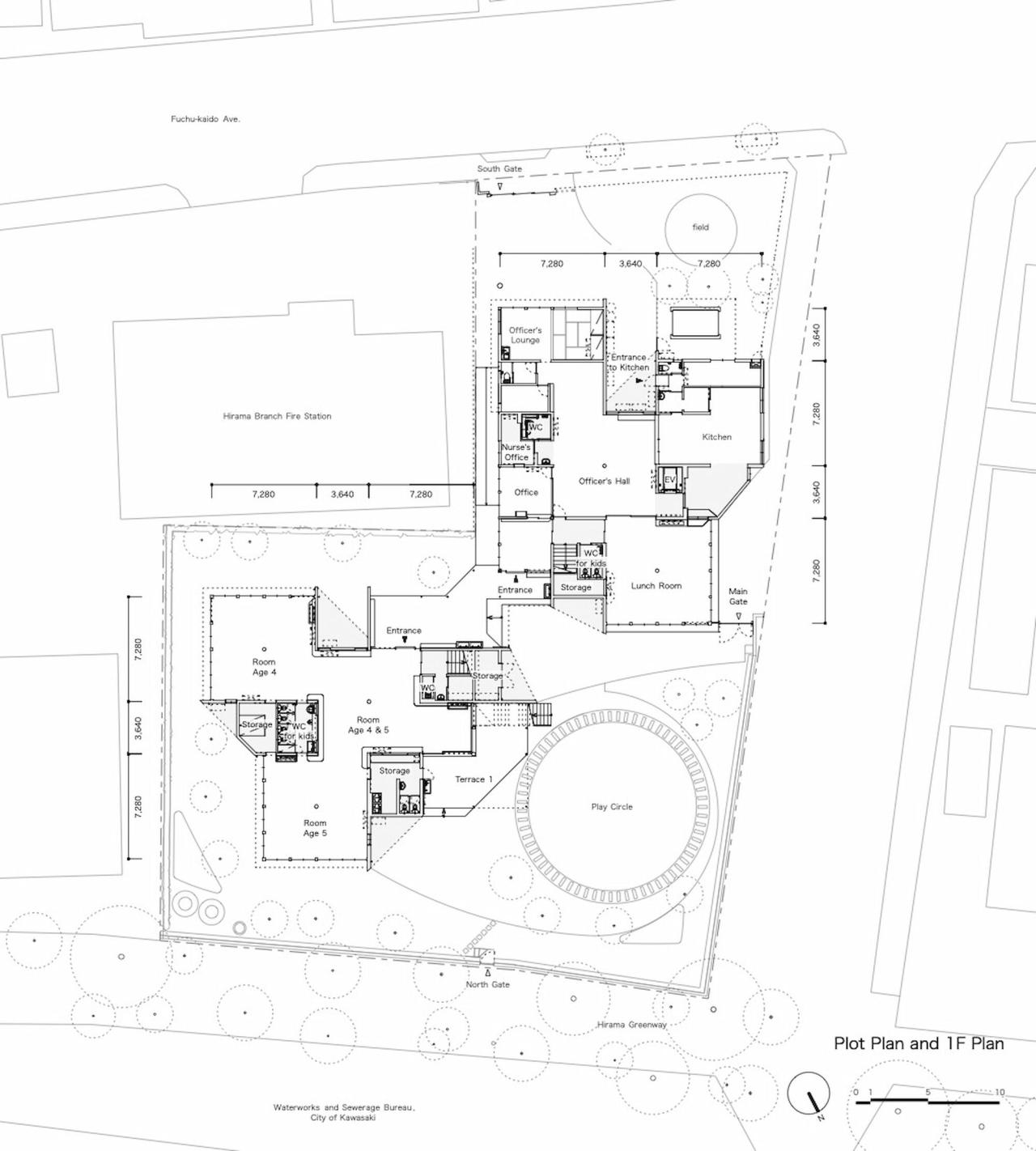 BIM建筑|大风车,鹿岛田托儿所 / TERRAIN architects BIM建筑|大风车,鹿岛田托儿所 / TERRAIN architects