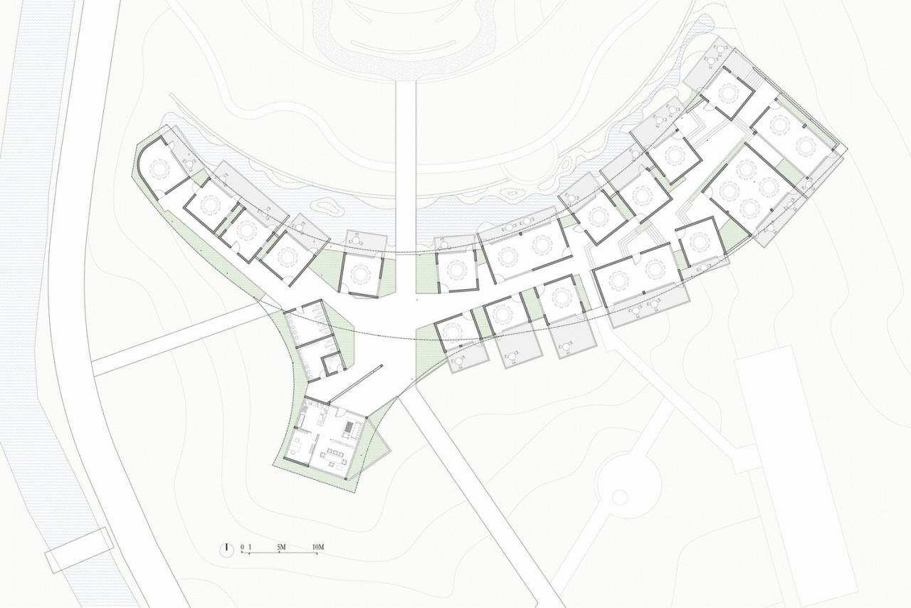 BIM建筑|五福山水龙家宴餐厅 / 小写建筑 BIM建筑|五福山水龙家宴餐厅 / 小写建筑