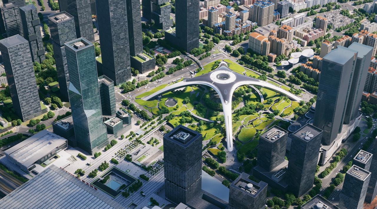 BIM建筑|深圳超核绿芯 / MAD马岩松 BIM建筑|深圳超核绿芯 / MAD马岩松