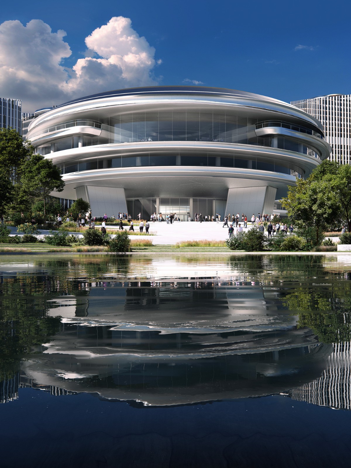 BIM建筑|“漂浮”的腾讯总部园区04地块 / 马岩松MAD BIM建筑|“漂浮”的腾讯总部园区04地块 / 马岩松MAD