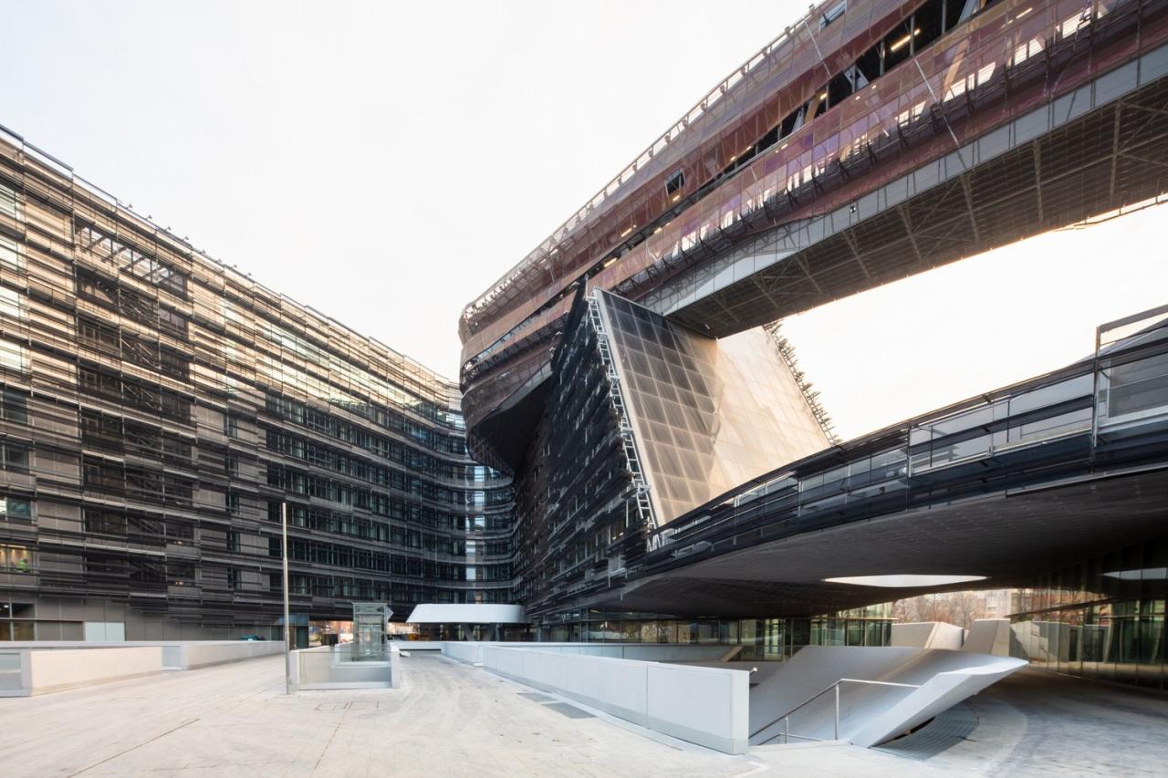 BIM建筑|埃尼集团米兰总部 / Morphosis Architects BIM建筑|埃尼集团米兰总部 / Morphosis Architects