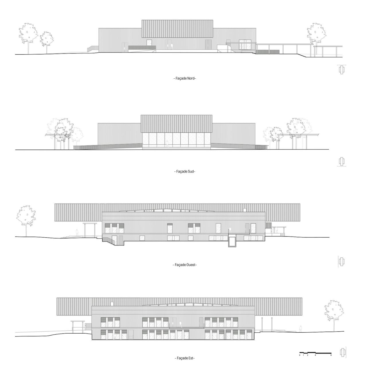 BIM建筑|Joliot-Curie 学校餐饮服务和学校生活中心 / Ateliers O-S architectes BIM建筑|Joliot-Curie 学校餐饮服务和学校生活中心 / Ateliers O-S architectes
