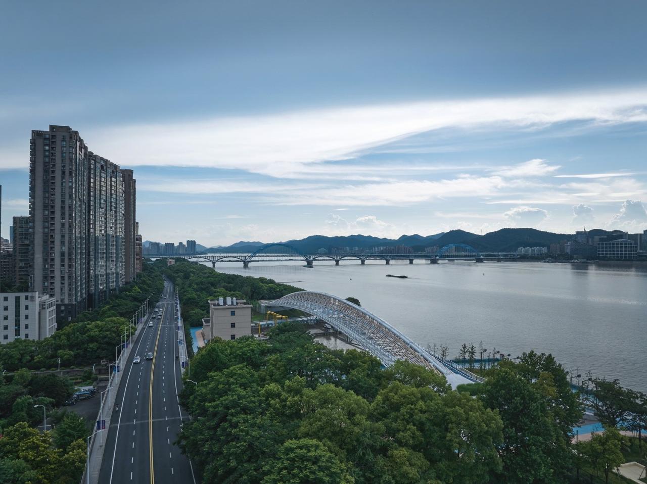 BIM建筑|杭州滨江公共空间·绸桥 / 同济原作设计工作室 BIM建筑|杭州滨江公共空间·绸桥 / 同济原作设计工作室