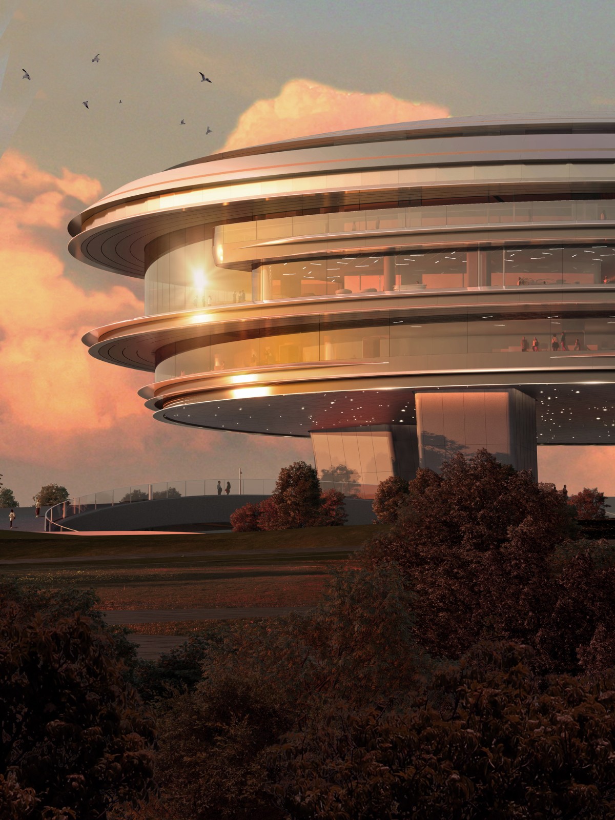 BIM建筑|“漂浮”的腾讯总部园区04地块 / 马岩松MAD BIM建筑|“漂浮”的腾讯总部园区04地块 / 马岩松MAD