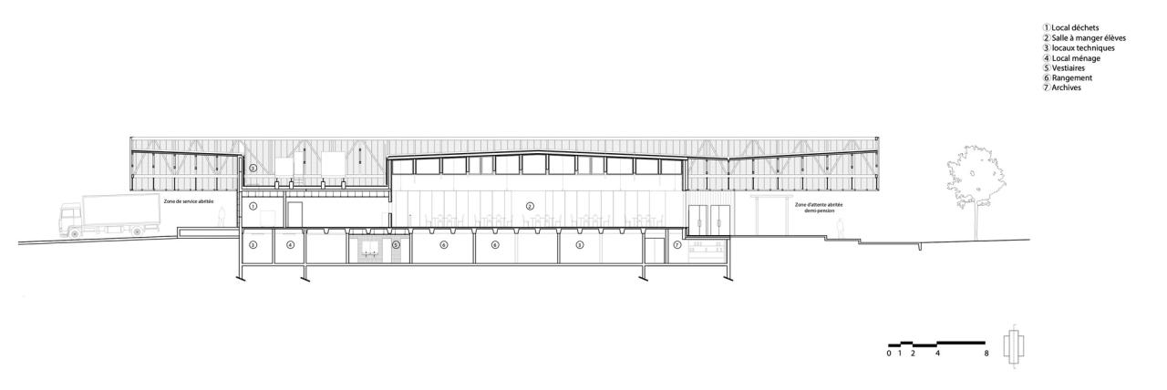 BIM建筑|Joliot-Curie 学校餐饮服务和学校生活中心 / Ateliers O-S architectes BIM建筑|Joliot-Curie 学校餐饮服务和学校生活中心 / Ateliers O-S architectes