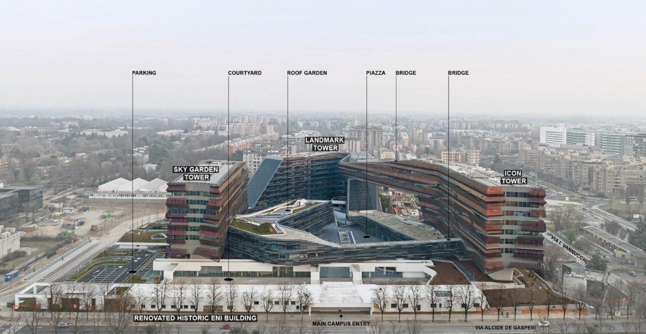 BIM建筑|埃尼集团米兰总部 / Morphosis Architects BIM建筑|埃尼集团米兰总部 / Morphosis Architects