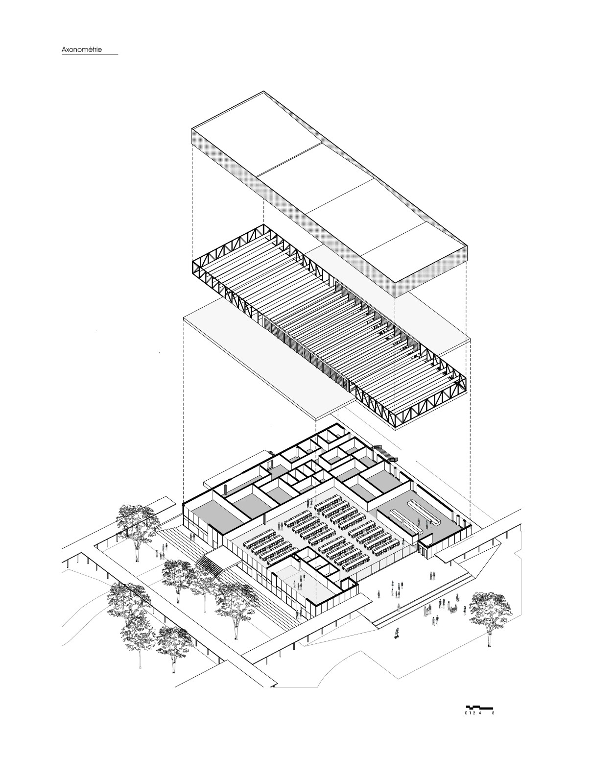 BIM建筑|Joliot-Curie 学校餐饮服务和学校生活中心 / Ateliers O-S architectes BIM建筑|Joliot-Curie 学校餐饮服务和学校生活中心 / Ateliers O-S architectes