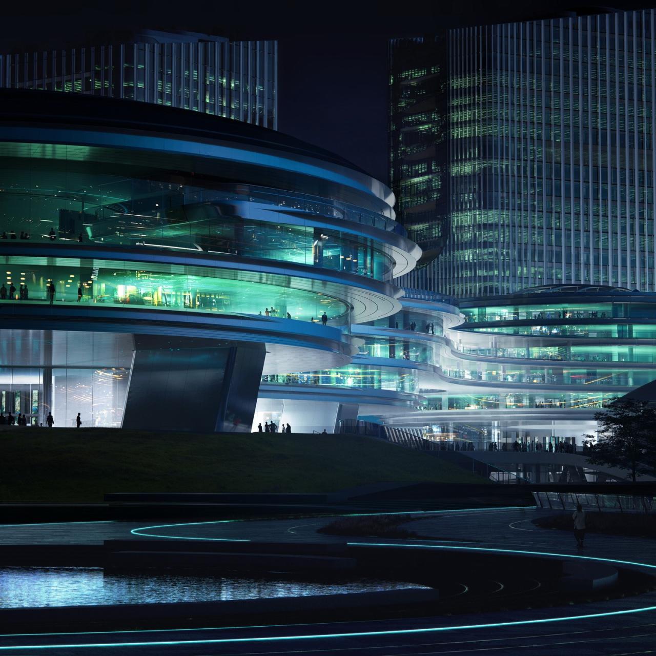 BIM建筑|“漂浮”的腾讯总部园区04地块 / 马岩松MAD BIM建筑|“漂浮”的腾讯总部园区04地块 / 马岩松MAD