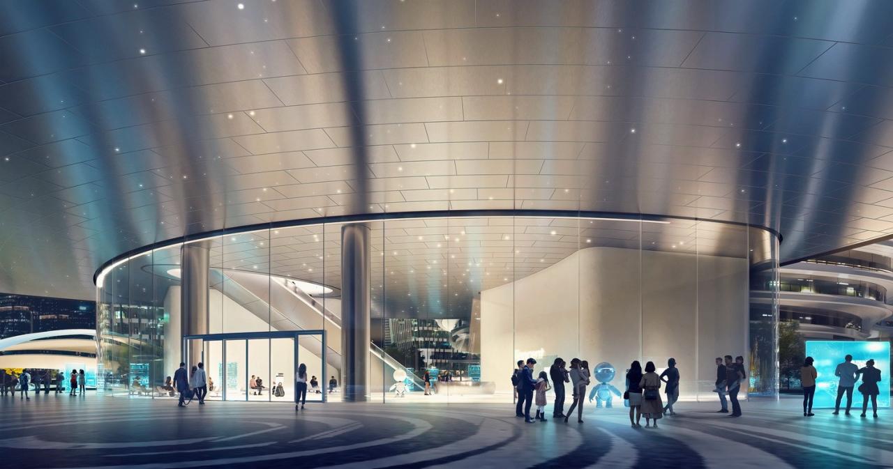 BIM建筑|“漂浮”的腾讯总部园区04地块 / 马岩松MAD BIM建筑|“漂浮”的腾讯总部园区04地块 / 马岩松MAD