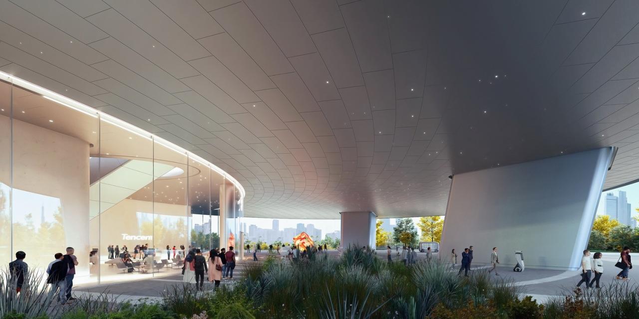 BIM建筑|“漂浮”的腾讯总部园区04地块 / 马岩松MAD BIM建筑|“漂浮”的腾讯总部园区04地块 / 马岩松MAD