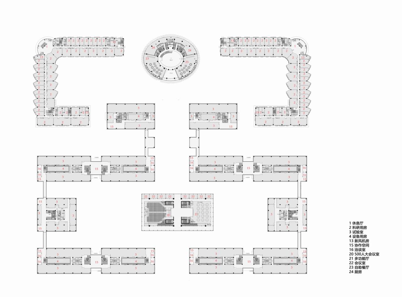 BIM建筑|中关村新兴产业前沿技术研究院 / 中科院建筑设计研究院有限公司 BIM建筑|中关村新兴产业前沿技术研究院 / 中科院建筑设计研究院有限公司