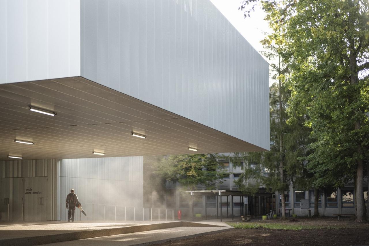 BIM建筑|Joliot-Curie 学校餐饮服务和学校生活中心 / Ateliers O-S architectes BIM建筑|Joliot-Curie 学校餐饮服务和学校生活中心 / Ateliers O-S architectes