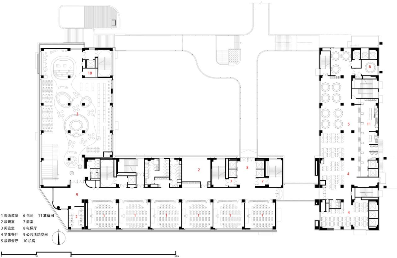 BIM建筑|西安高新第一中学(高中部)改扩建 / 中国建筑西北设计研究院 屈培青工作室 BIM建筑|西安高新第一中学(高中部)改扩建 / 中国建筑西北设计研究院 屈培青工作室