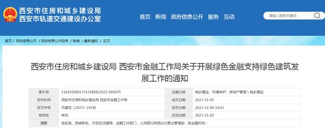 装配式政策|西安开展绿色金融支持绿色建筑发展工作 装配式政策|西安开展绿色金融支持绿色建筑发展工作