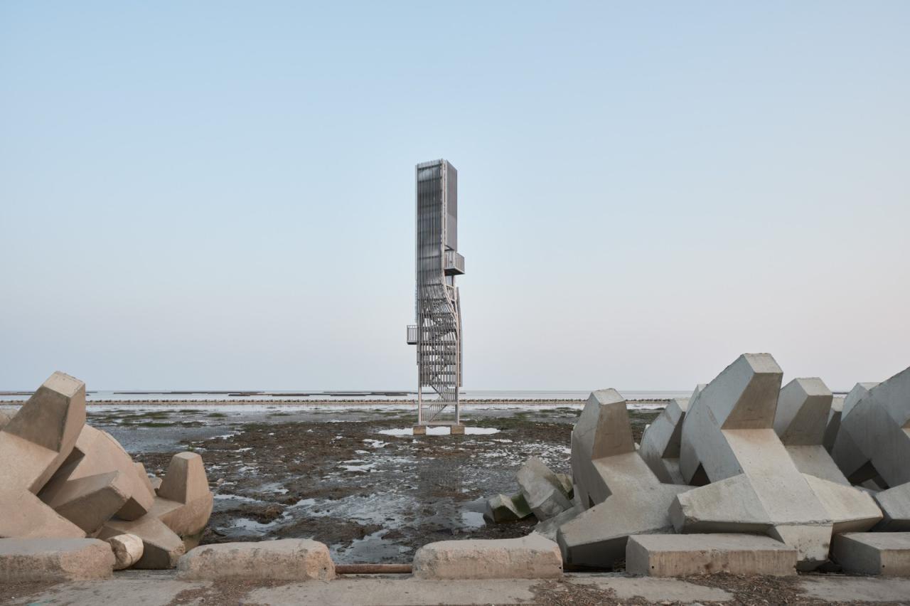 BIM建筑|扭转塔和螺旋站,上海海上的生态基础设施 / HCCH合尘建筑 BIM建筑|扭转塔和螺旋站,上海海上的生态基础设施 / HCCH合尘建筑