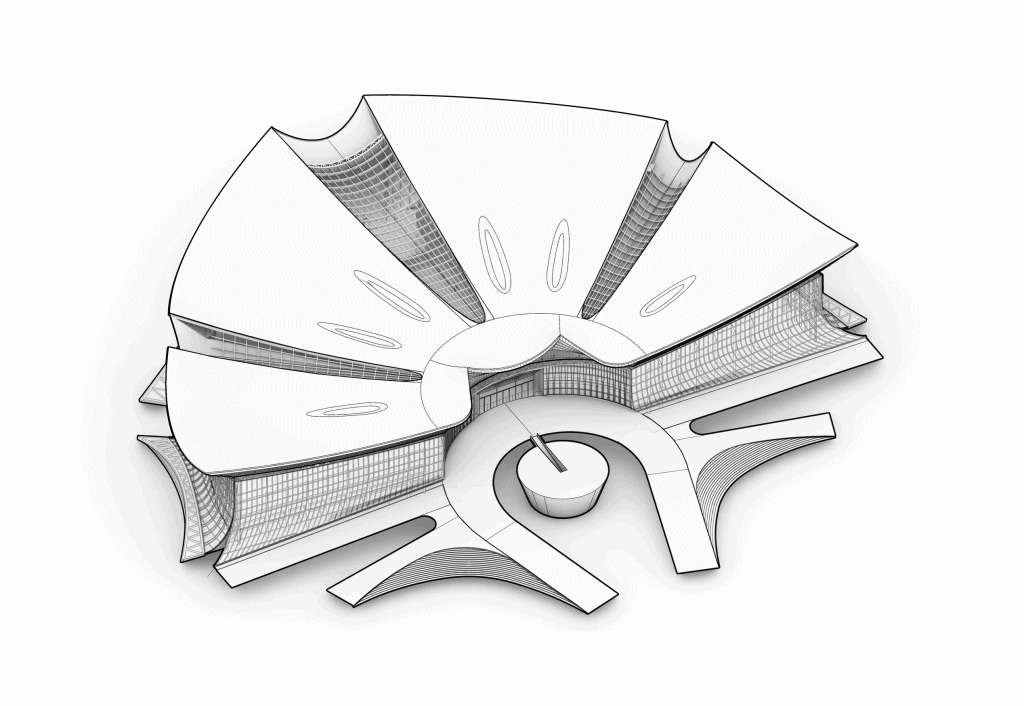 BIM建筑|南沙国际金融论坛(IFF)永久会址 / 同济大学建筑设计研究院 BIM建筑|南沙国际金融论坛(IFF)永久会址 / 同济大学建筑设计研究院