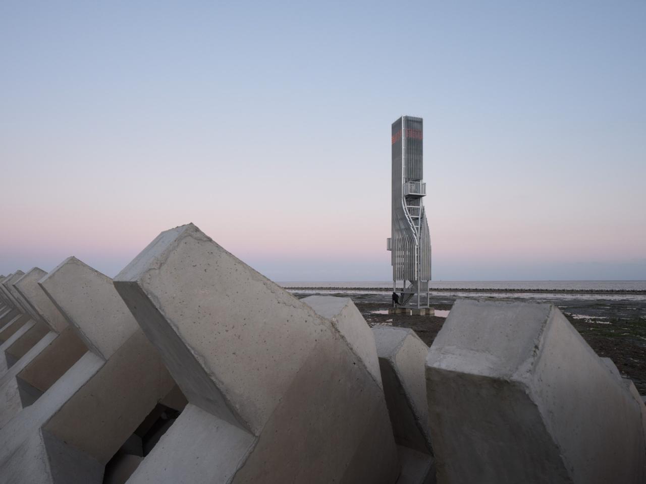 BIM建筑|扭转塔和螺旋站,上海海上的生态基础设施 / HCCH合尘建筑 BIM建筑|扭转塔和螺旋站,上海海上的生态基础设施 / HCCH合尘建筑