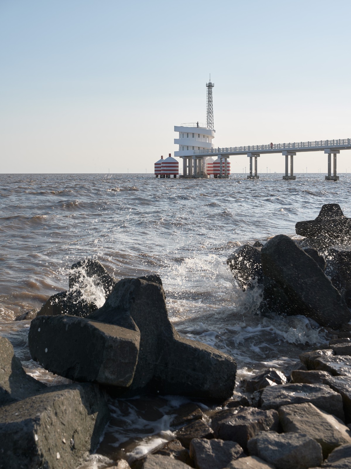 BIM建筑|扭转塔和螺旋站,上海海上的生态基础设施 / HCCH合尘建筑 BIM建筑|扭转塔和螺旋站,上海海上的生态基础设施 / HCCH合尘建筑