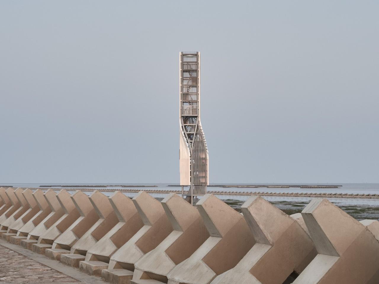 BIM建筑|扭转塔和螺旋站,上海海上的生态基础设施 / HCCH合尘建筑 BIM建筑|扭转塔和螺旋站,上海海上的生态基础设施 / HCCH合尘建筑