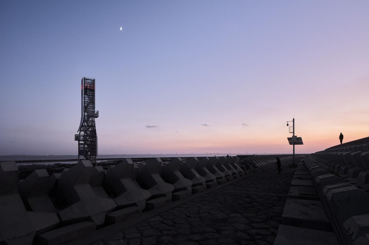 BIM建筑|扭转塔和螺旋站,上海海上的生态基础设施 / HCCH合尘建筑 BIM建筑|扭转塔和螺旋站,上海海上的生态基础设施 / HCCH合尘建筑