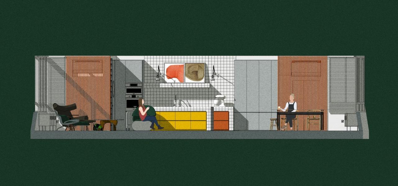 BIM建筑|灵动色彩之家:位于新加坡的粗野派公寓改造 / SPARK BIM建筑|灵动色彩之家:位于新加坡的粗野派公寓改造 / SPARK